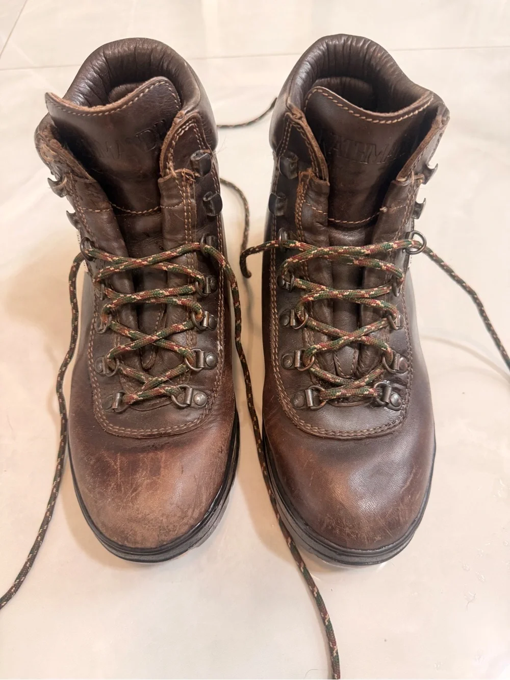 Meindl Waterproof Leather Hiking Boots Vibram Sole Brown Women’s 8.5